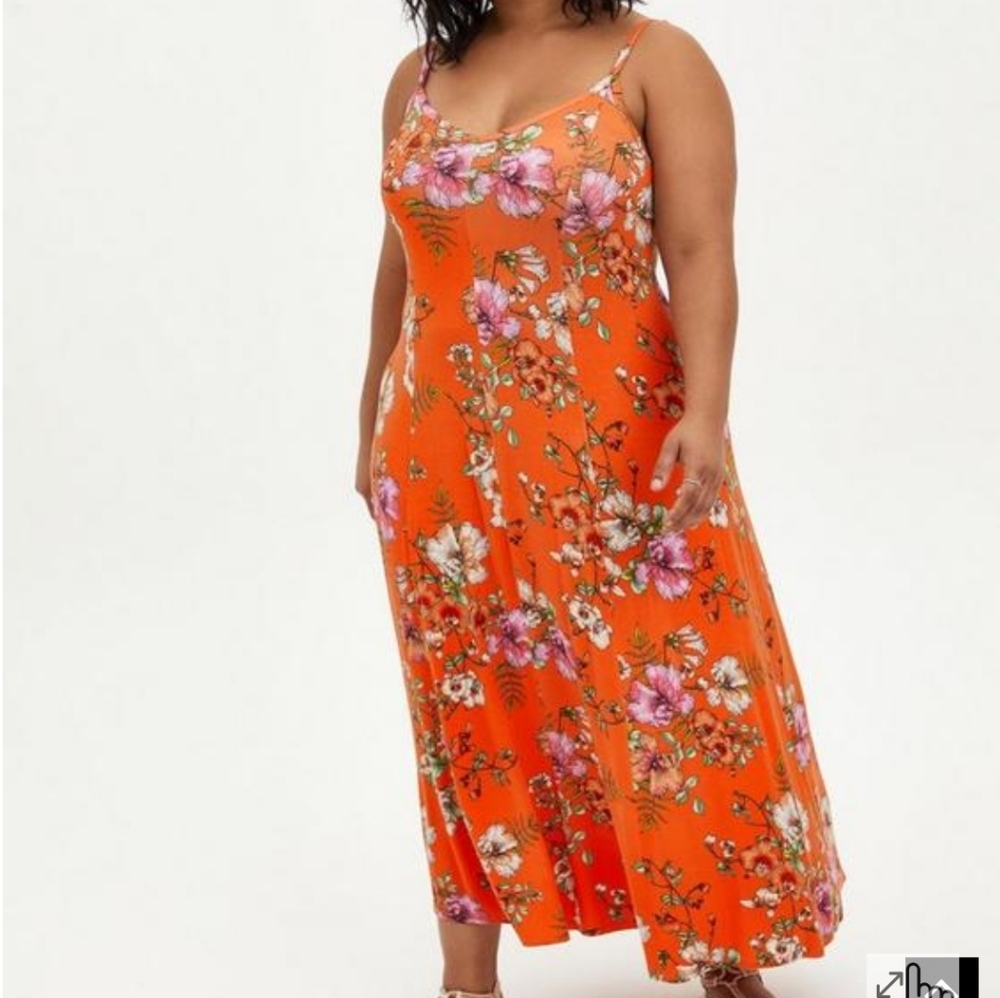 Maxi Jersey Trapeze Dress Size 6